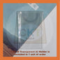 Card Holder PVC Transparent IC Holder Sampul Plastik Kad Pengenalan Badge Name Card Holder PVC New IC Holder