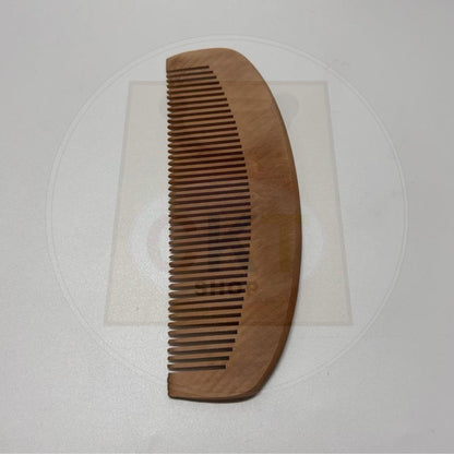 [READY STOCK] Natural Wooden Comb Hairbrush Tool Peach Wood Comb No-Static Massage Hair Health Comb Sikat Rambut Kayu