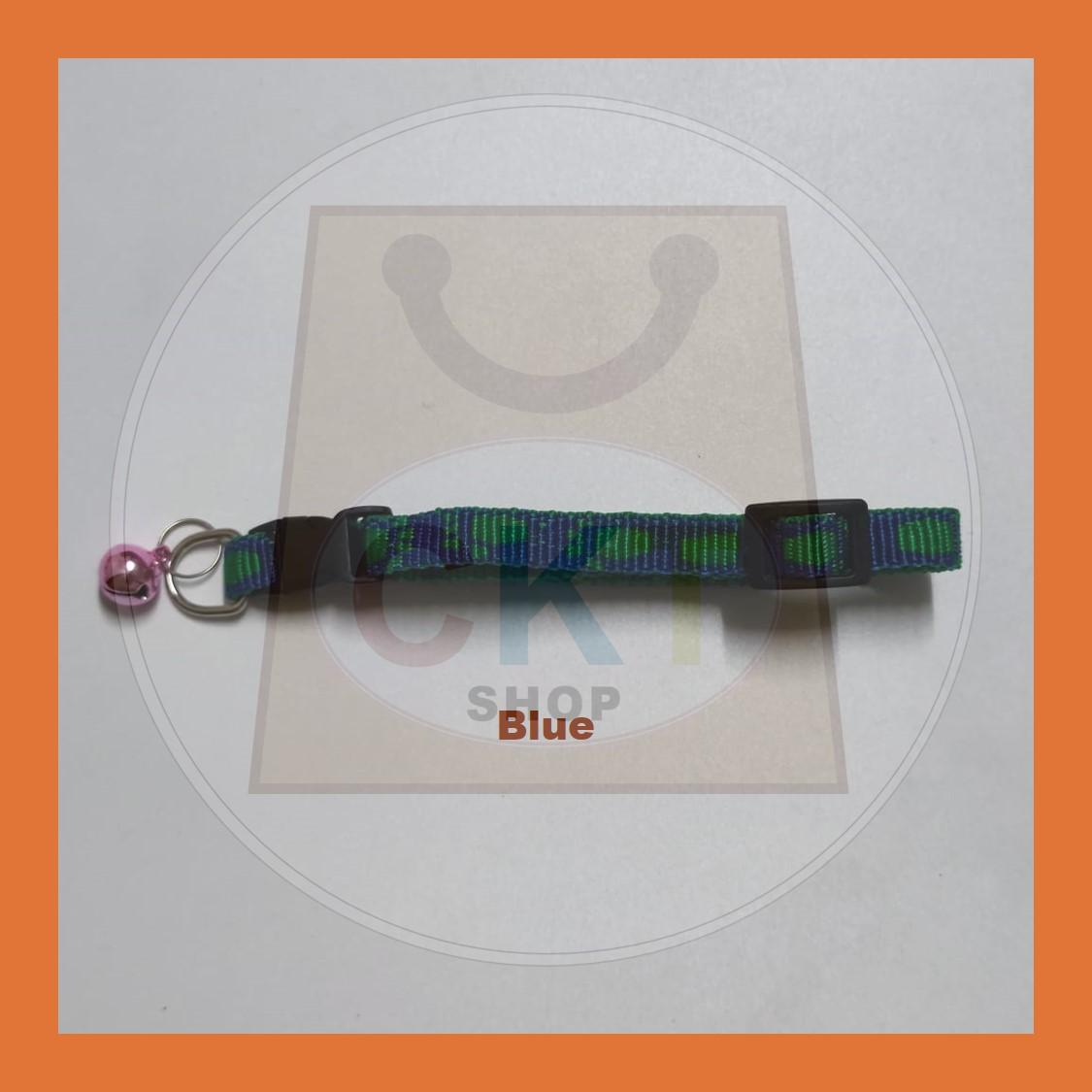[READY STOCK] Adjustable Pet Collar With Bell Safety Buckle Adjustable Kitten Puppy Collar Neck Accessories