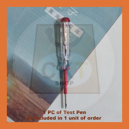 Professional Test Pen Pen Ujian Elektrik High Quality TEST light dan screw tak senang patah Flathead