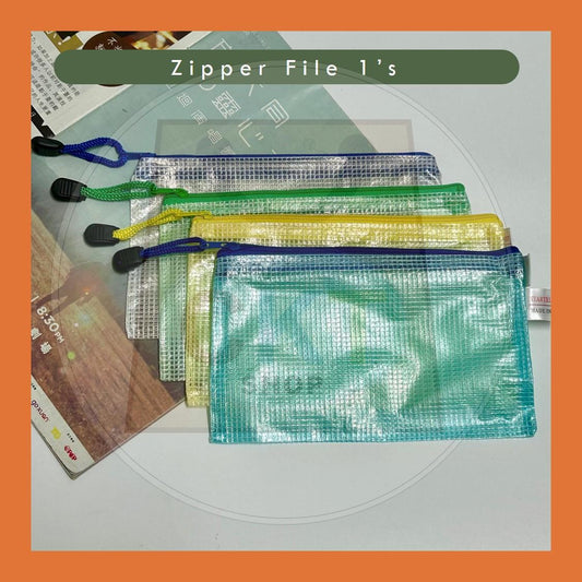 Fail Zip Berwarna A6 B5 Fail Berzip Zipper File Pouch Stationery Office School Pelajar Pejabat Murah Berguna
