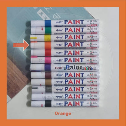 Paint Marker Colourful Drawing Marker Pen Acrylic Permanent Oil Base Waterproof Quick Dry Artwork Marker Tyres Tayar Wor