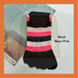 Breathable Non-slip Cotton Split Toe Ladies Five Finger Socks Yoga Socks Floor Socks Stoking Jari Outdoor Green Family