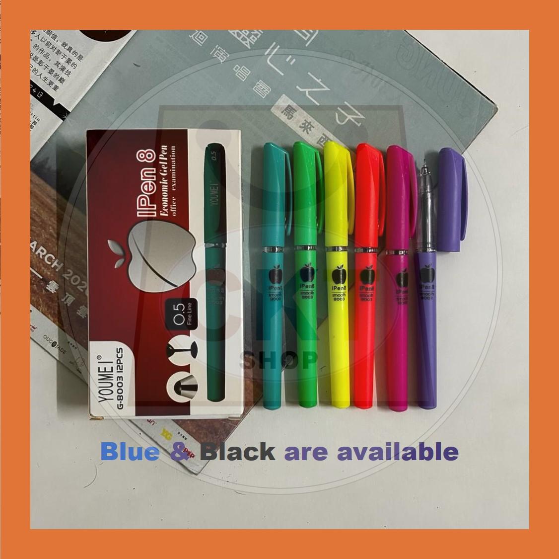 iPen Gel Pen Stationery Ballpoint Pen Office School Supplies Blue Black Gel Pen 0.5mm