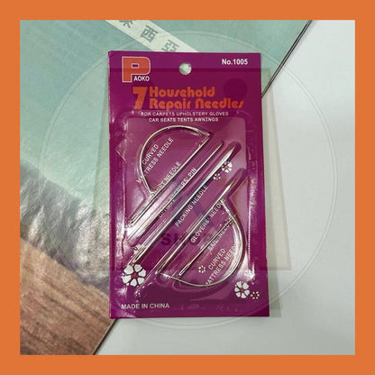 Repair Needle Jarum Menjahit Kasut Jarum Menjahit Awning Khemah Jarum Jahit Kusyen Kereta Jarum Jahit Kulit Dan Lain