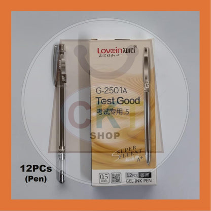 ZhiXin Test Good Gel Pen G-2501 0.5mm & Gel Ink Pen Refill