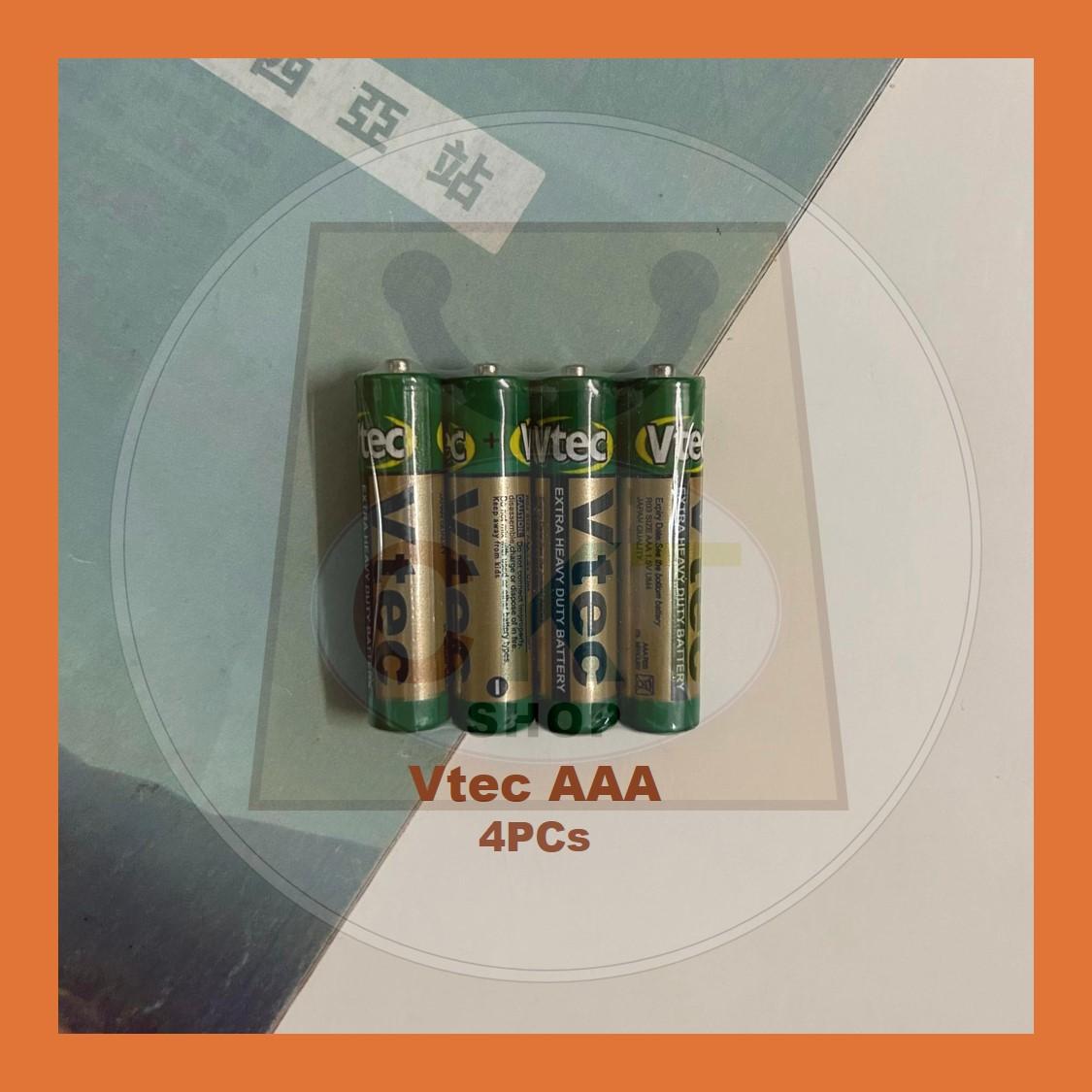 AA AAA Battery VTEC Extra Heavy Duty Bateri AA Kuasa Tinggi VTEC Battery TOCEBAL Bateri TOCEBAL