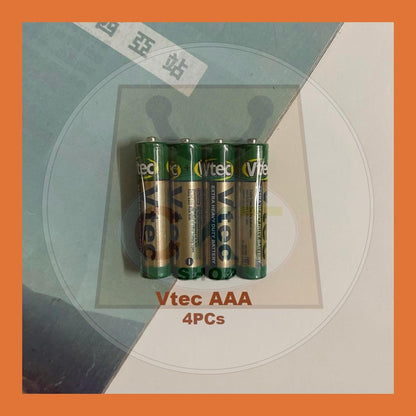 AA AAA Battery VTEC Extra Heavy Duty Bateri AA Kuasa Tinggi VTEC Battery TOCEBAL Bateri TOCEBAL