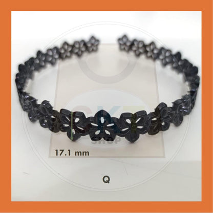Hairband Plastic Black Headband Cekak Rambut Hitam Hair Band Female Male Unisex Black Hitam Premium Plastic Casual Daily Retro