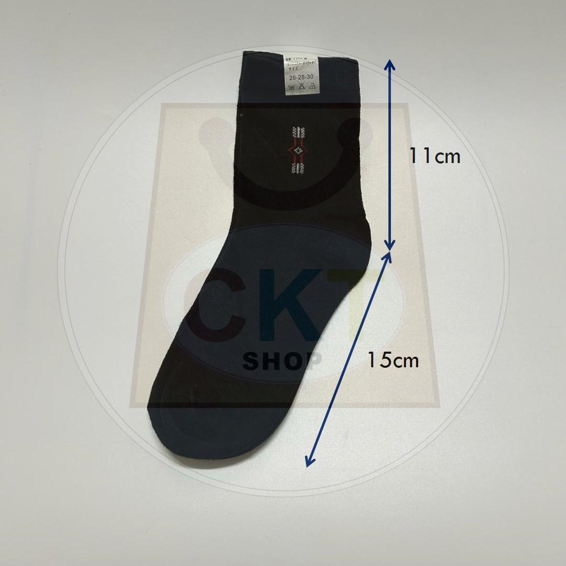 3 Pasang Stoking Kerja Lelaki Stokin Panjang Hitam Men Socks Office Long Black Sock