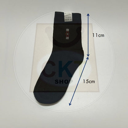 3 Pasang Stoking Kerja Lelaki Stokin Panjang Hitam Men Socks Office Long Black Sock