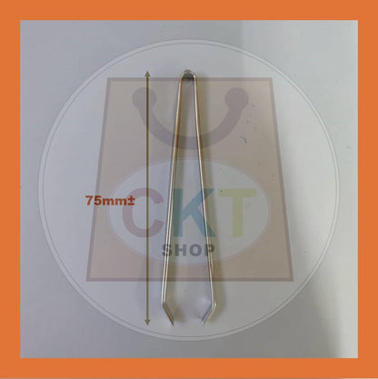 [READY STOCK] 2's Steel Tweezer / Sepit Janggut / Twizzer / Sepit Uban 75mm 3inch