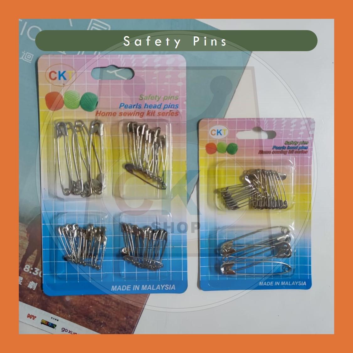 High Quality Safety Pins DIY Sewing Tools Accessory Silver Metal Needles Large Small Brooch Apparel Accessories