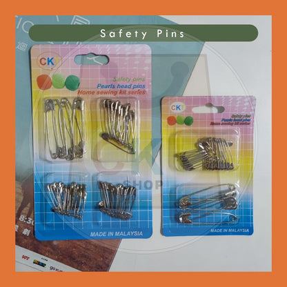 High Quality Safety Pins DIY Sewing Tools Accessory Silver Metal Needles Large Small Brooch Apparel Accessories