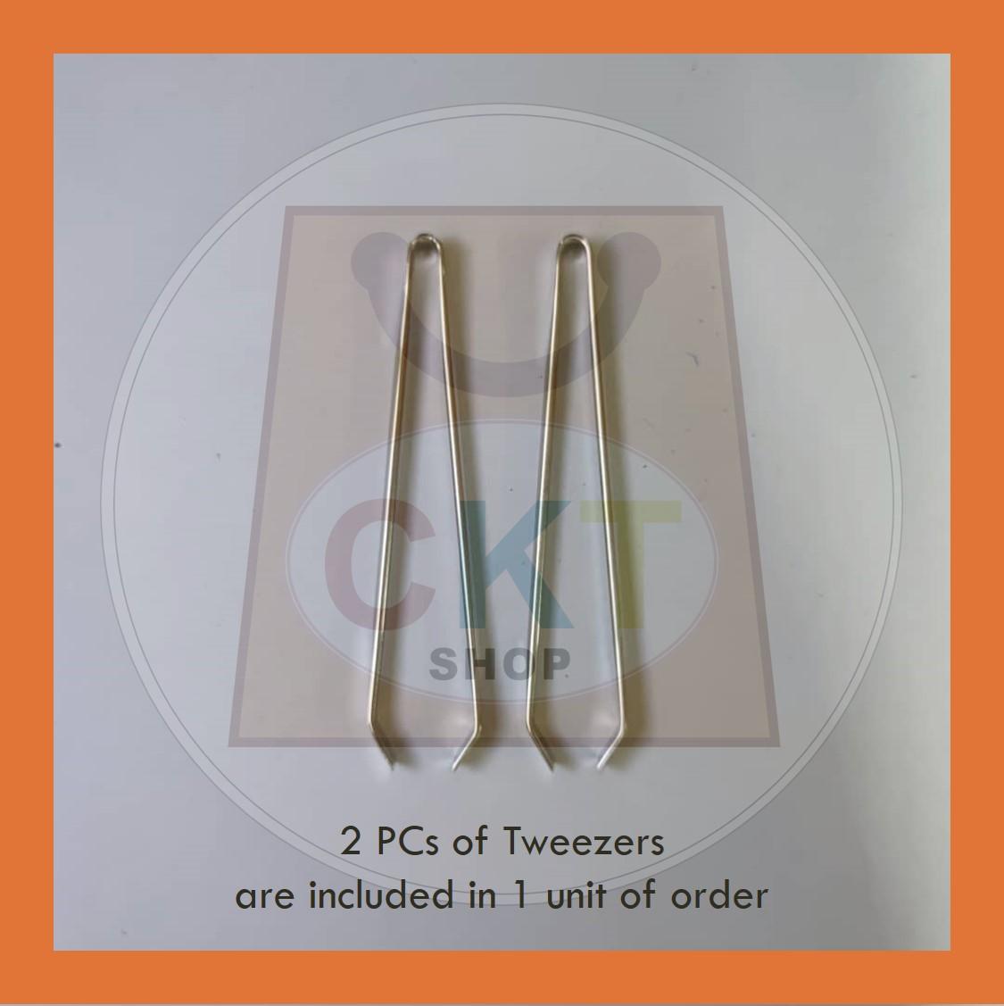 [READY STOCK] 2's Steel Tweezer / Sepit Janggut / Twizzer / Sepit Uban 75mm 3inch