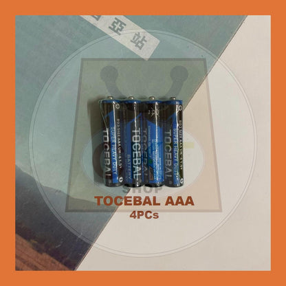 AA AAA Battery VTEC Extra Heavy Duty Bateri AA Kuasa Tinggi VTEC Battery TOCEBAL Bateri TOCEBAL