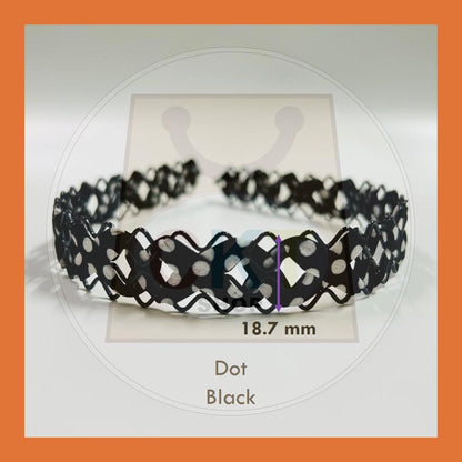 Women Men Unisex Black Hair Band Hairband Steel Metal Cekak Rambut Hitam Besi Gulung Spring Hair Band