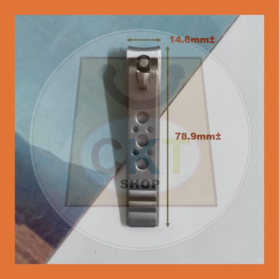 Stainless Steel Nail Clipper Trimmer Pemotong Kuku Kepit Kuku Stainless Steel Pedicure Manicure Nail Toe Sepit Kuku