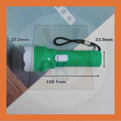 Outdoor Portable Strong Light Flashlight Plastic Torch Household Mini Lighting Tool LED Bright Light Keychain