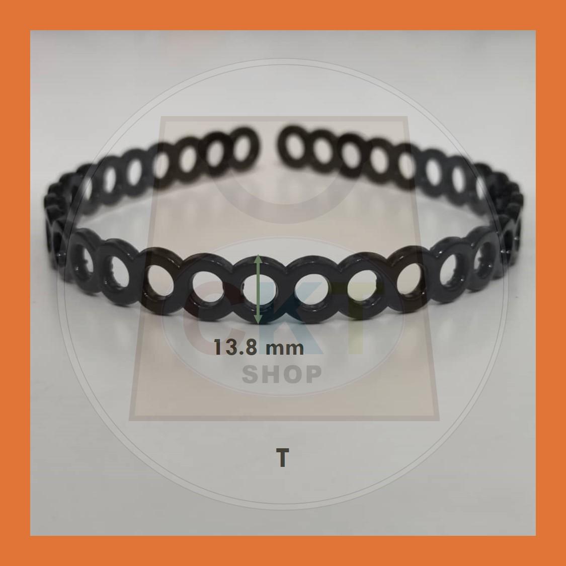 Hairband Plastic Black Headband Cekak Rambut Hitam Hair Band Female Male Unisex Black Hitam Premium Plastic Casual Daily Retro