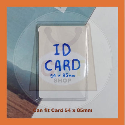 Card Holder PVC Transparent IC Holder Sampul Plastik Kad Pengenalan Badge Name Card Holder PVC New IC Holder