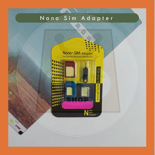 Nano SIM Card To Micro Standard Adapter Converter Set
