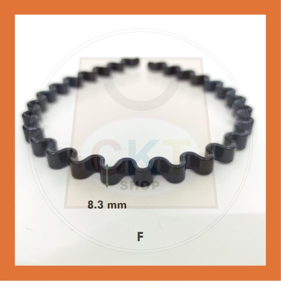 Hairband Plastic Black Headband Cekak Rambut Hitam Hair Band Female Male Unisex Black Hitam Premium Plastic Casual Daily Retro