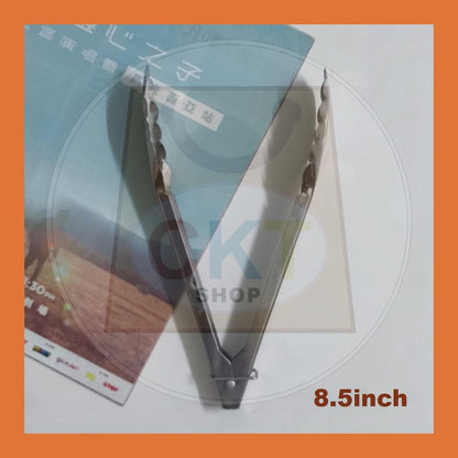 Stainless Steel Tong Food Clip BBQ Tongs Tweezer Penyepit Makanan Cooking Tongs Utensil Kitchen Bar Grill Steak Buffet