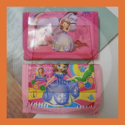 Kids Cute Cartoons Short Purse Wallet Children Boys Girls Coin Bag Beg Dompet Kartun Comel Kanak-Kanak