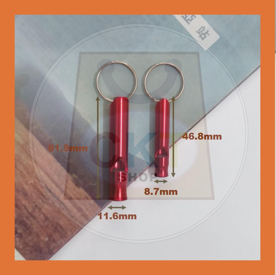 Survival Whistle Aluminum Outdoor Emergency Whistle Bird Whistle Wisel Burung Whistle Camping Mini Keychain Hiking