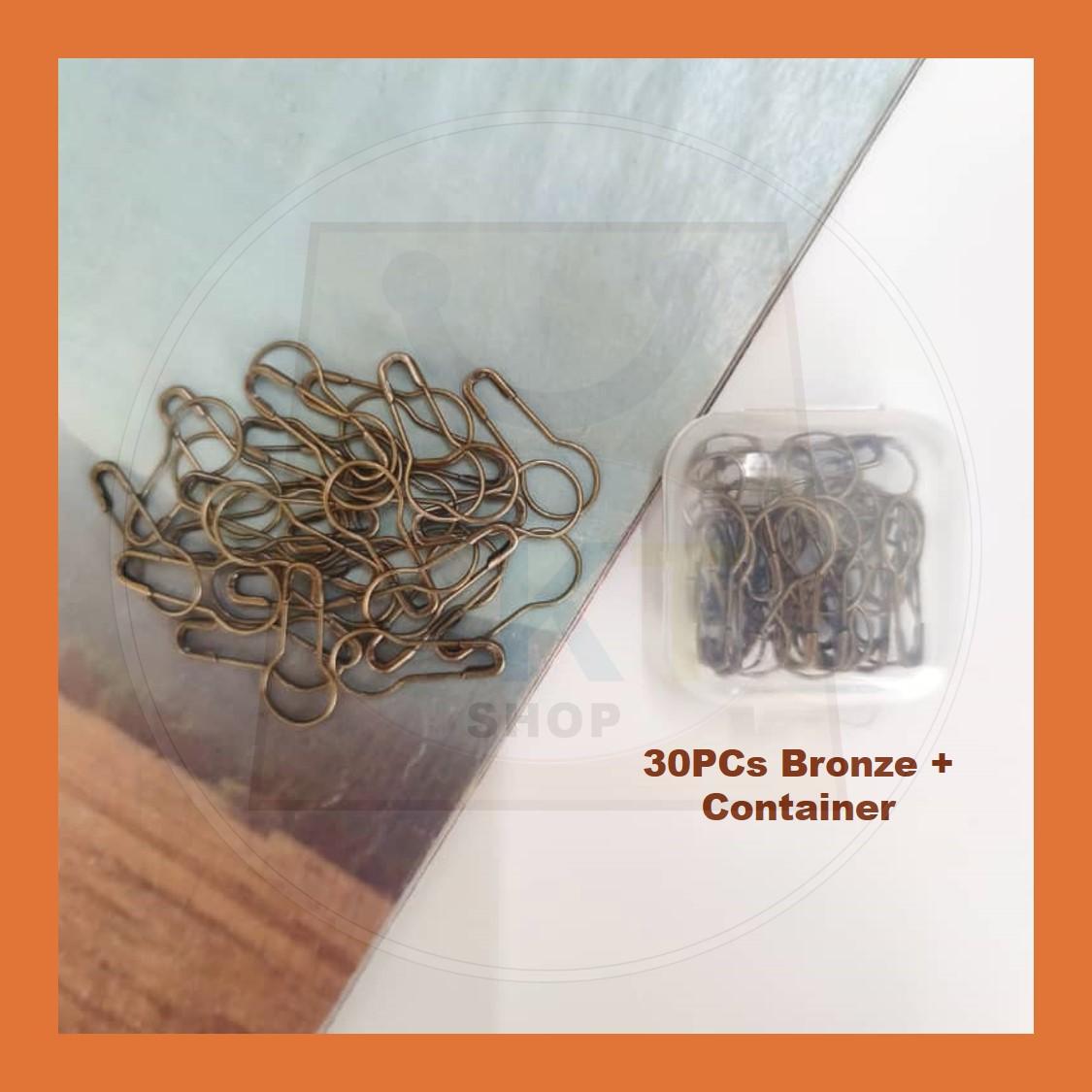 Magic Brooch Magic Pin Magic Pins Jarum Tudung Jarum Peniti Kerongsang Tajam Bentuk Pearl Pearl Shape