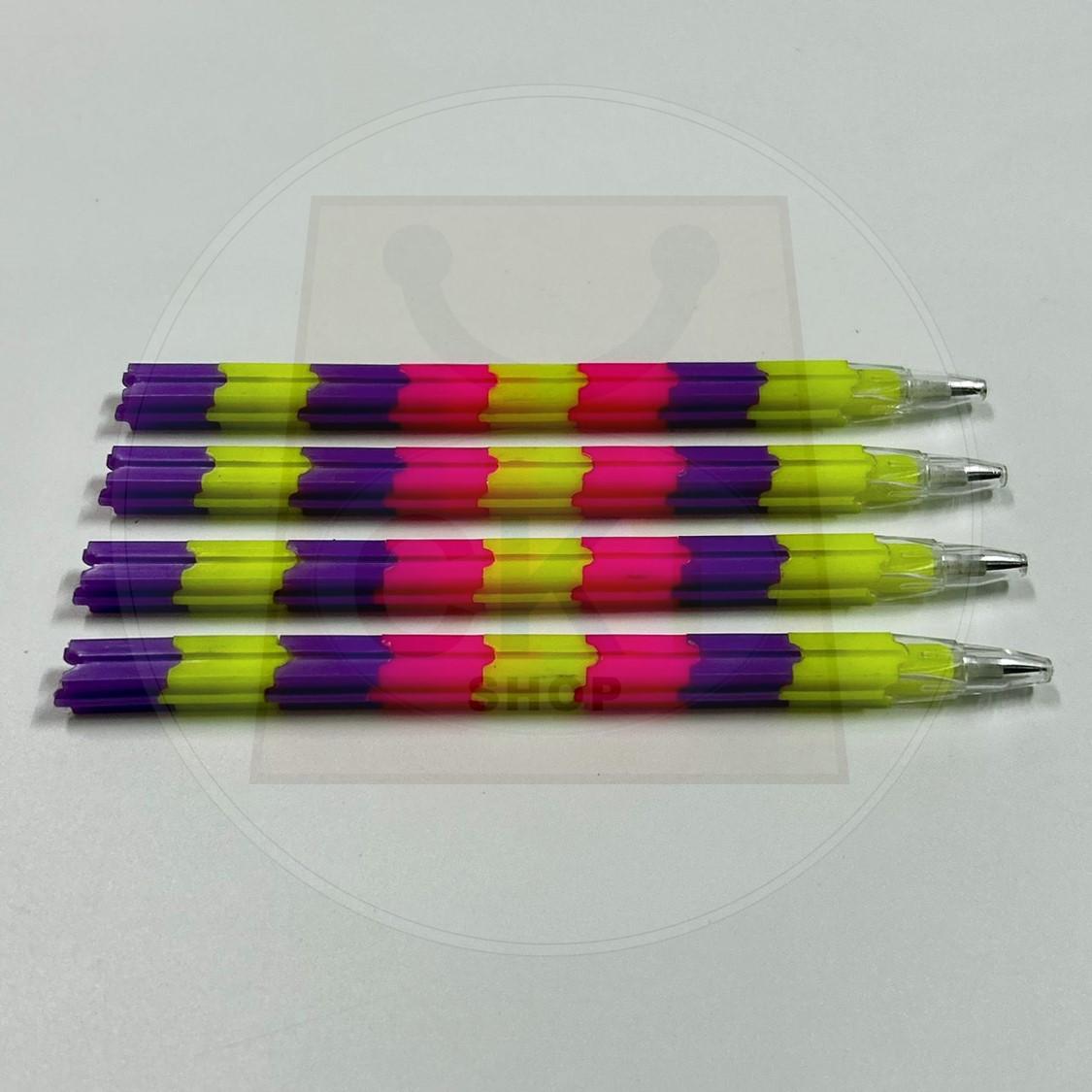 [READY STOCK] 2.0mm 4PCs Non-sharpening Bullet pencil Swap Building Block Pencils Colorful Children Pencils Swap Writing Kids