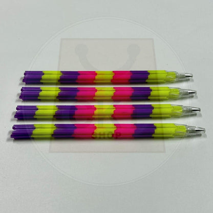 [READY STOCK] 2.0mm 4PCs Non-sharpening Bullet pencil Swap Building Block Pencils Colorful Children Pencils Swap Writing Kids
