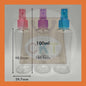 Transparent Empty Spray Travel Bottles Plastic Refillable Cosmetic Containers botol bekas spray Plastic