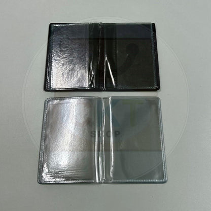 IC Holder Plastic PVC Clear Card Holder ID Business Credit Card Holder Case Organizer With 10 Pages 8 Pages