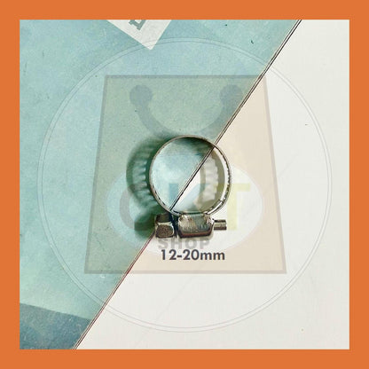Stainless Steel Hose Clip Hose Clamp Adjustable Hose Pipe Clips Fastener Paip Clip Paip Clamp