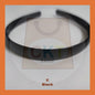 Hairband Plastic Black Headband Cekak Rambut Hitam Hair Band Female Male Unisex Black Hitam Premium Plastic Casual Daily Retro