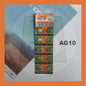 Button Cell Battery Watch Toy Coin Calculator PC Alkaline Batteries AG10 AG13 LR1130 LR44