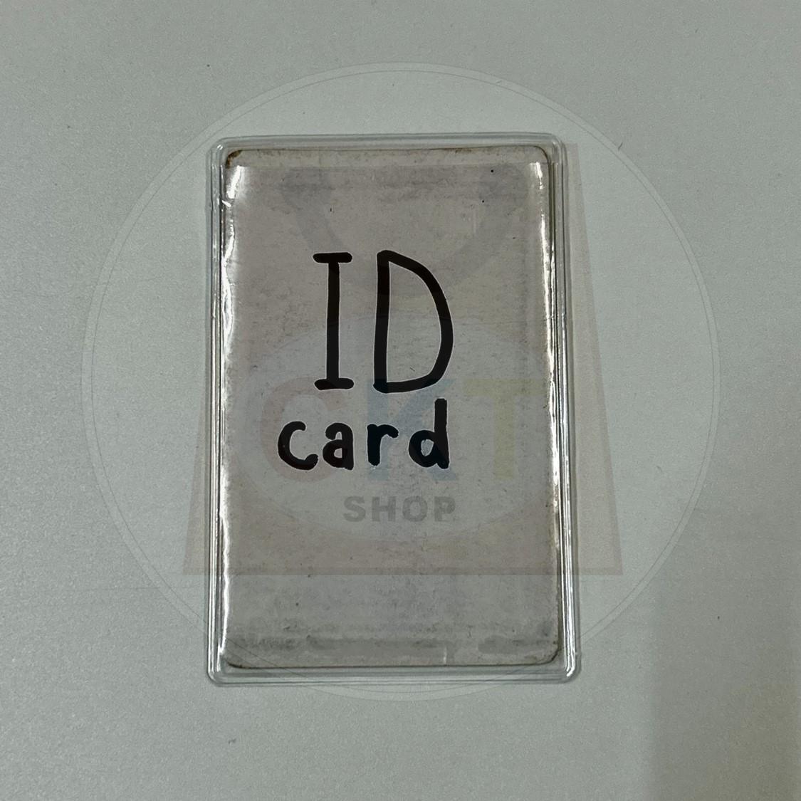 Card Holder PVC Transparent IC Holder Sampul Plastik Kad Pengenalan Badge Name Card Holder PVC New IC Holder