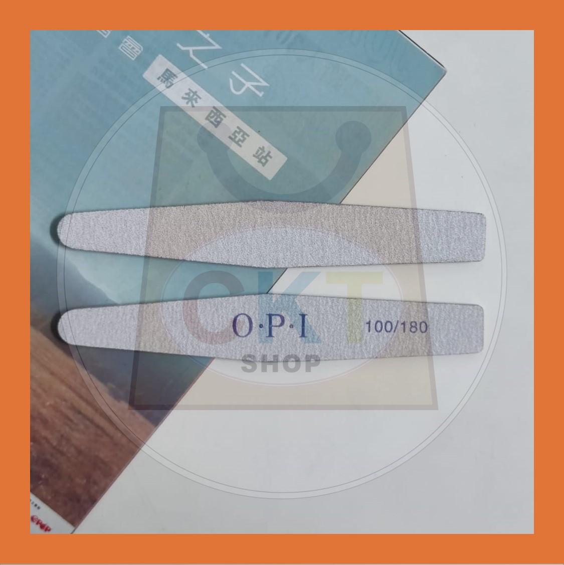 Nail File OPI 2 Sided 100/180 Grit Opi Grey File  Professional Nail Care Manicure Pedicure Tool