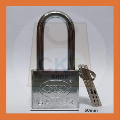 [READY STOCK] Gainer Security Padlock / Silver Lock / Mangga Kunci /  30mm 40mm 50mm 60mm 70mm
