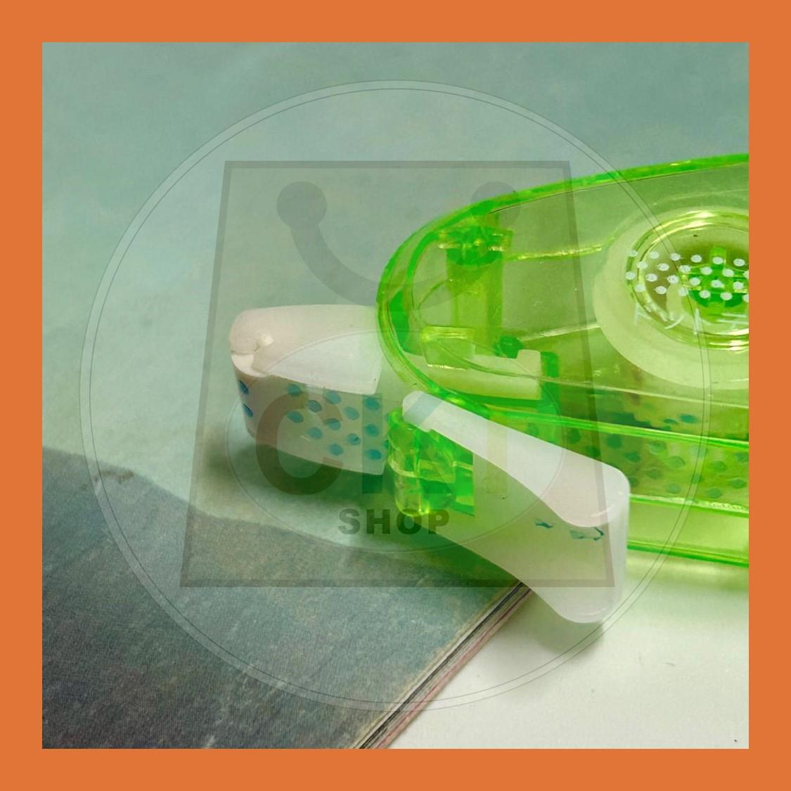 QiTu Mini Glue Tape Roller 6mm x 5m Dotted Glue Tape Double Side Tape Glue Student Office Stationery Gam Gum Glue