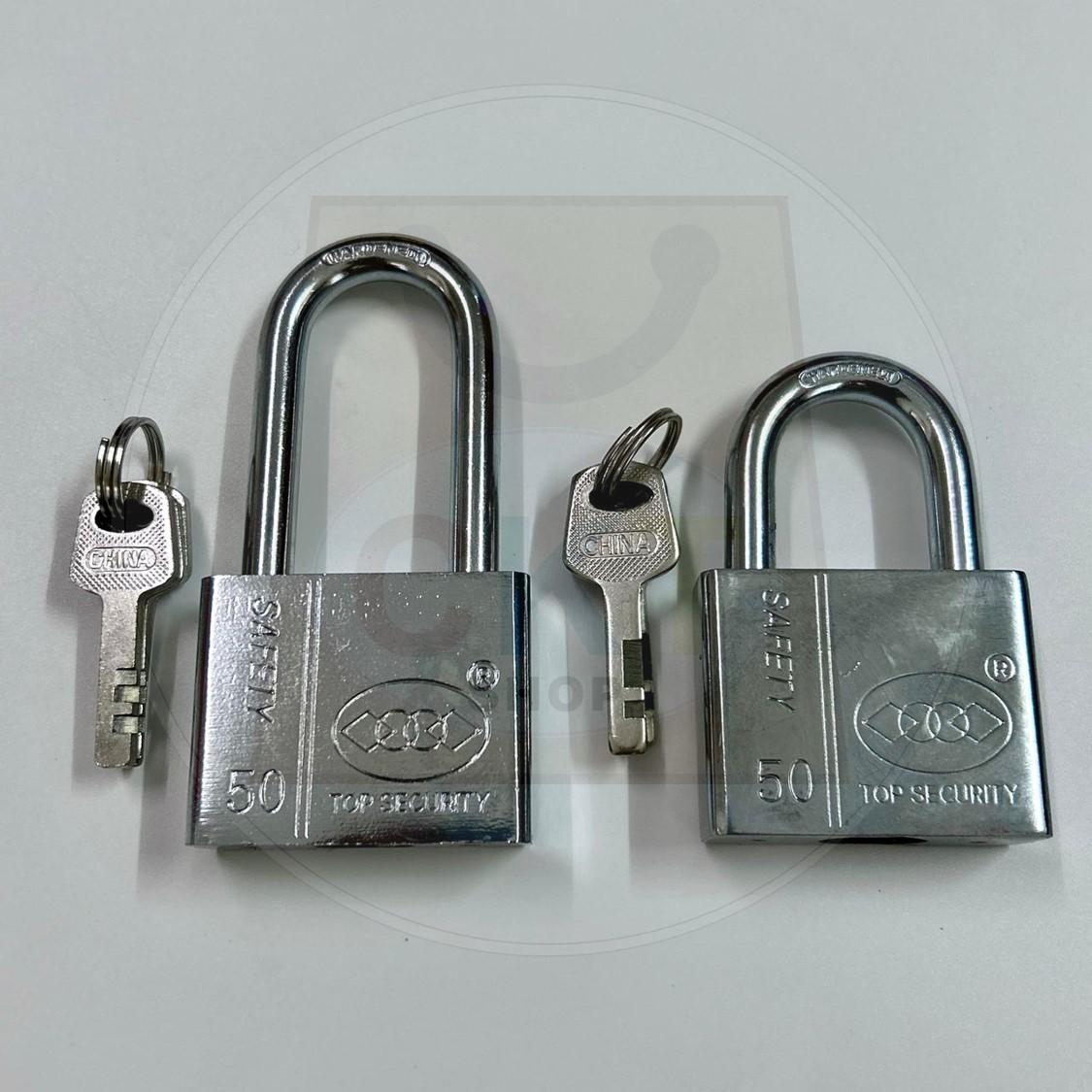 [READY STOCK] Gainer Security Padlock / Silver Lock / Mangga Kunci /  30mm 40mm 50mm 60mm 70mm