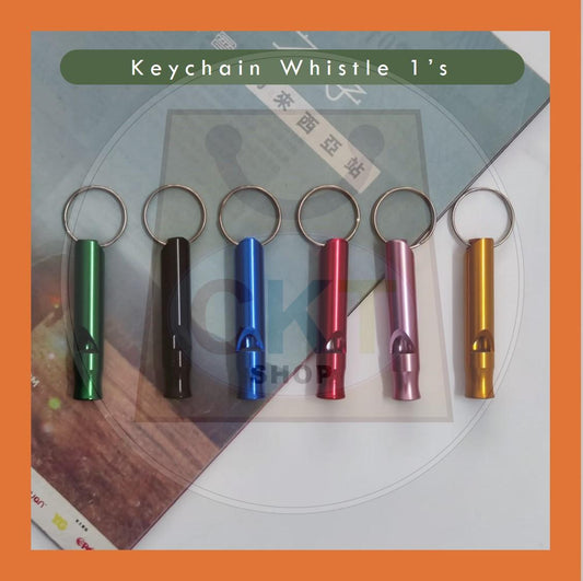 Survival Whistle Aluminum Outdoor Emergency Whistle Bird Whistle Wisel Burung Whistle Camping Mini Keychain Hiking