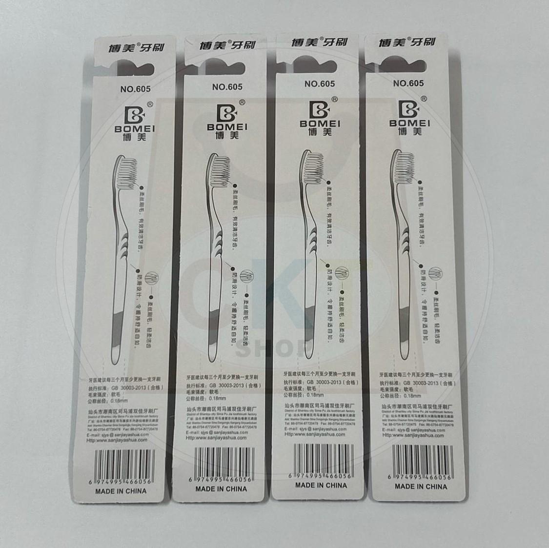 Bomei Adult Flexible Toothbrush Ultra Fine Bristles Dental Toothbrush Berus Gigi Tooth Brush  [READY STOCK]