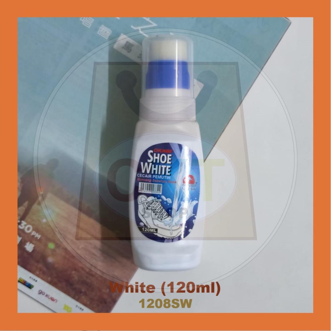 Chunbe Sparkling Shoe White Kapur Kasut Putih Shoe Black 80ml 120ml Pemutih Kasut Sekolah Shoes Whitening Kasut Hitam