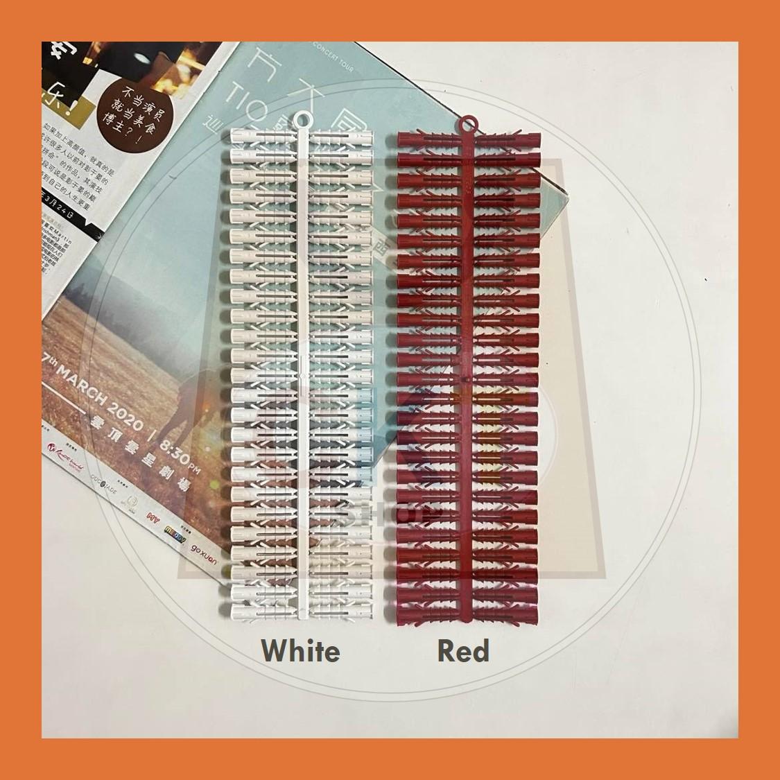 PVC Wall Plug 6mm Red White