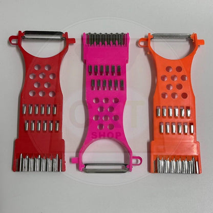 5 in 1 Peeler Grater Multi Function Vegetables Fruits Grater Practical Kitchen Sagat Buah Sayur Sagat Kecil Merah