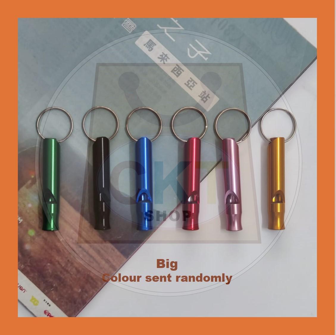 Survival Whistle Aluminum Outdoor Emergency Whistle Bird Whistle Wisel Burung Whistle Camping Mini Keychain Hiking