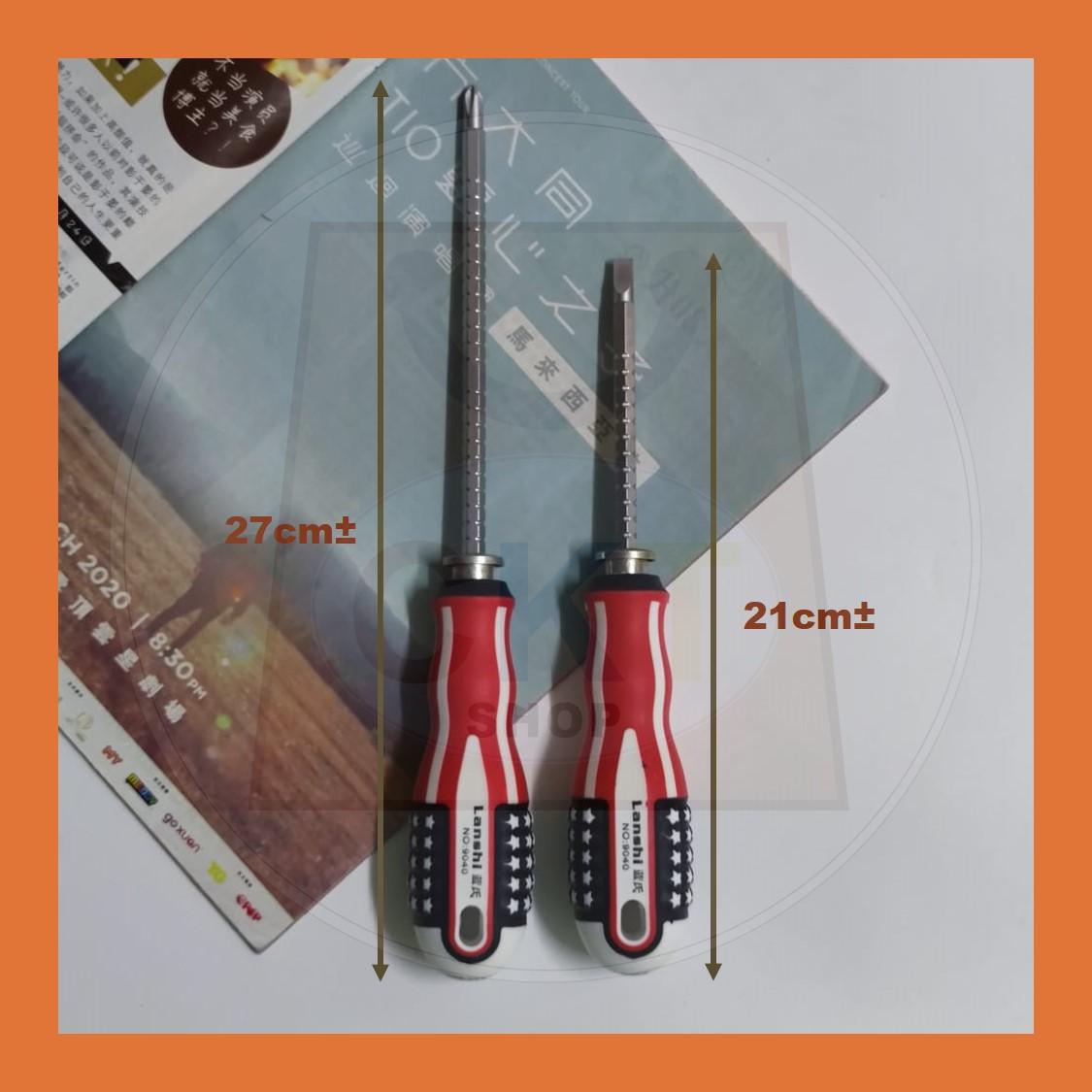 Adjustable Magnetic Two Way Screwdriver Multipurpose Screwdriver Pemutar Skru Driver 2 Way